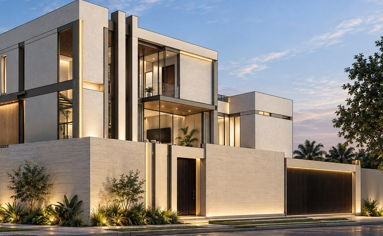 Casa familiar moderna de dos plantas proyectada por AIROS